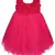 Pink printed polyester kids-frocks