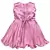 Purple printed polyester kids-frocks