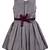 Silver printed polyester kids-frocks