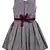 Silver printed polyester kids-frocks
