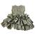 Green printed polyester kids-frocks