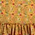 Mustard Yellow Floral Printed Crepe Ruffled Saree With Blouse
