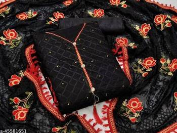 Gopinathji Fashion Presents Attrective Designer Unstich Suit 1
