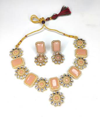 Peach necklaces 1