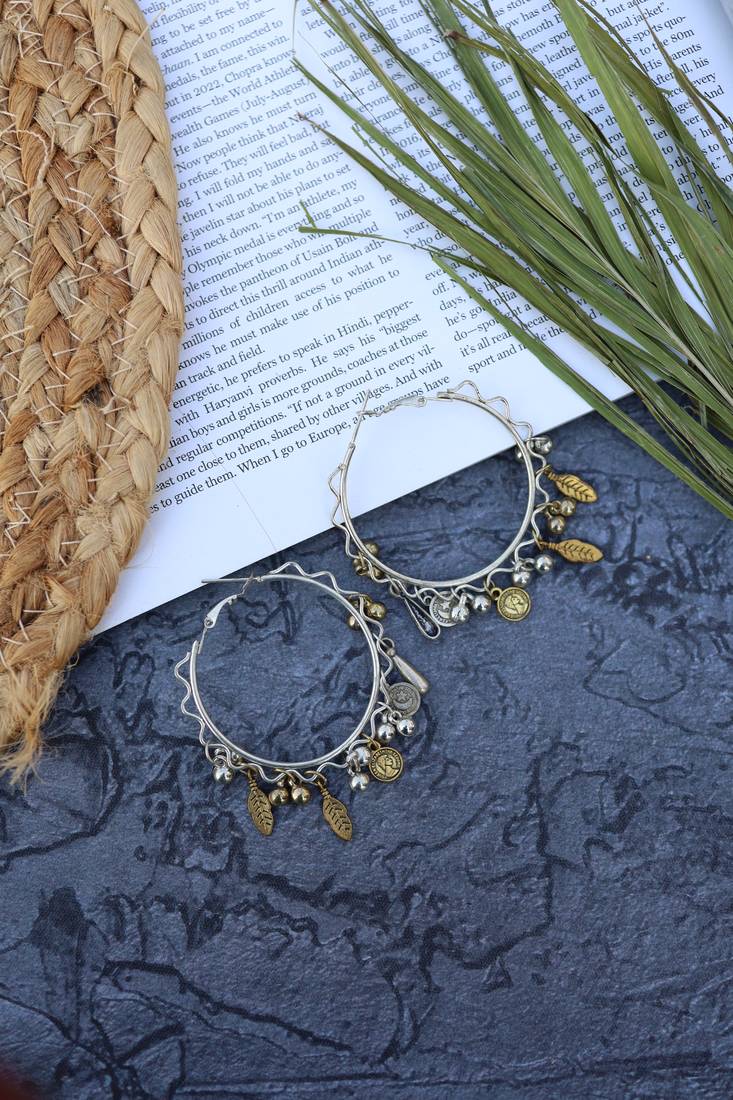 Silver earrings
