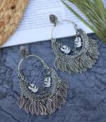 Silver earrings