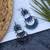 Silver earrings