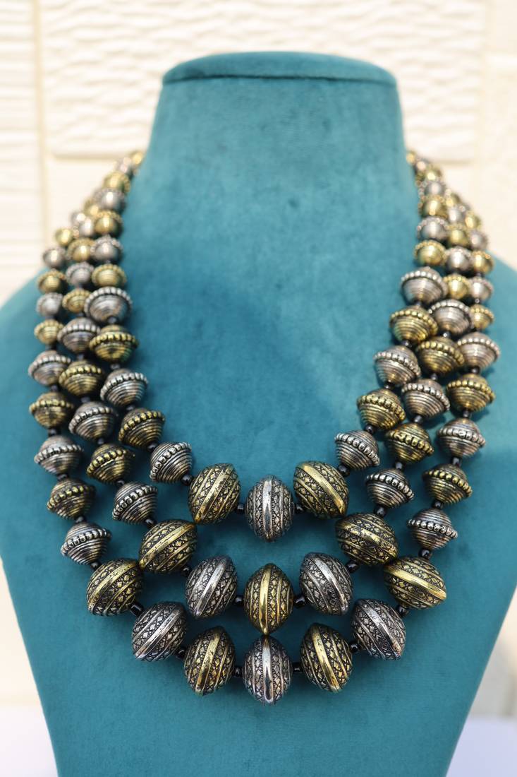 Silver necklaces