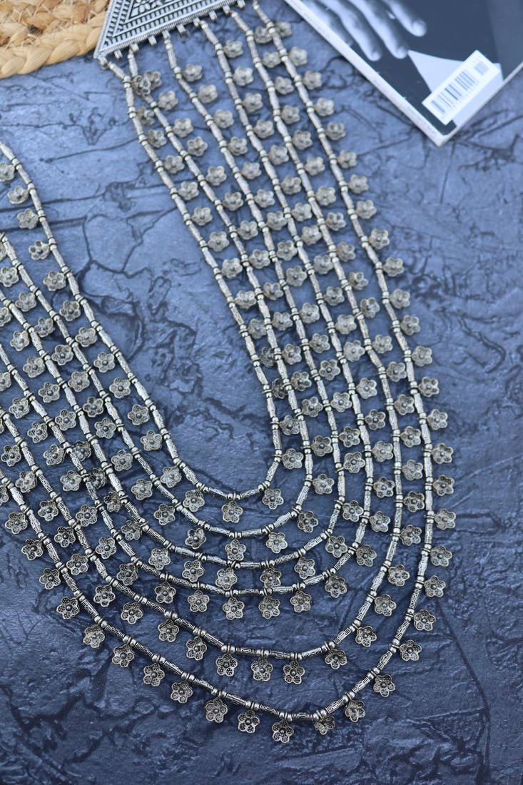 Silver necklaces