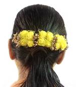 Yellow hair-accessories