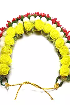 Yellow hair-accessories