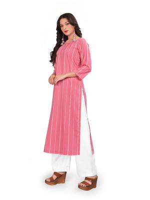 Coral printed crepe kurtas-and-kurtis 2