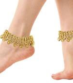 Yellow cubic zirconia anklets