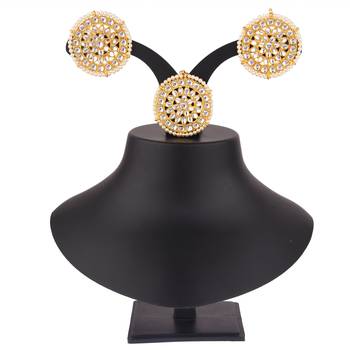 White combo-earrings 1