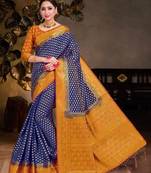Women's Sarees Banarasi Silk In 2 D Sarees