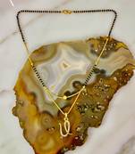 White diamond mangalsutra