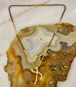 White diamond mangalsutra