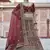 Maroon Heavy embroidery with Hand Worked Pure velvet semi stitched lehenga