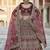 Maroon Heavy embroidery with Hand Worked Pure velvet semi stitched lehenga