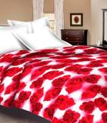 Ridan Microfibre All Weather Floral Printed Reversible Single Bed Comforter Blanket Light Weight Quilt Duvet