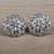 Rhodium Plated CZ Embellished American Diamond Earrings 216ED624