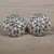 Rhodium Plated CZ Embellished American Diamond Earrings 216ED624