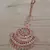 Rose Gold Plated Mint Stone Embellished American Diamond Maang Tikka 216ED632