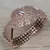 Rose Gold Plated CZ Embellished American Diamond Bracelet BD600