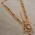Ruby and Kundan Embellished Designer Matha Patti Tikka 216ED619