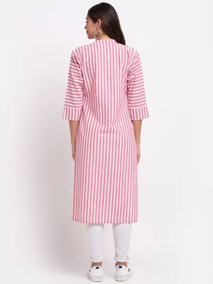 Largish Cotton Pink Straight Shrug 5