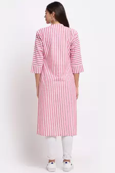 Largish Cotton Pink Straight Shrug