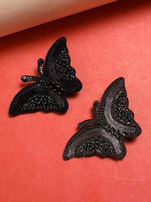 Black crystal hair-accessories 1