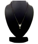 Gold american diamond mangalsutra