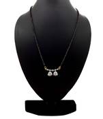 Gold american diamond mangalsutra