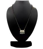 Gold american diamond mangalsutra
