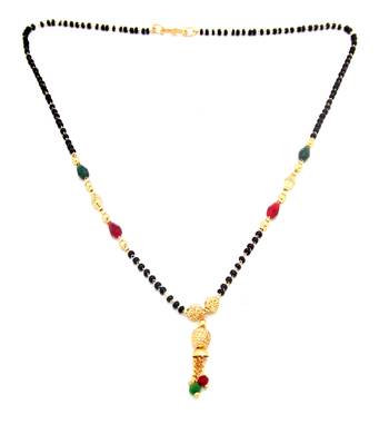 Gold bead mangalsutra 1