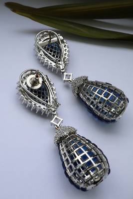 Blue earrings 2