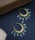 Green earrings
