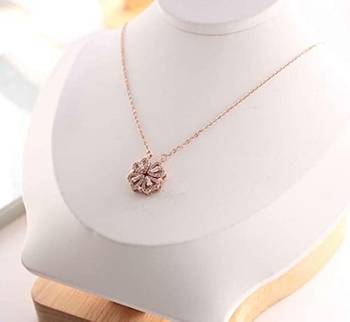 2 IN 1 Gold diamond Magnetic Love necklaces perfect for gift 1