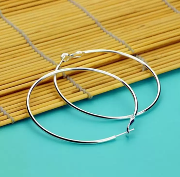 Silver hoops 2