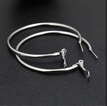 Silver hoops 2