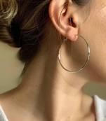 Silver hoops