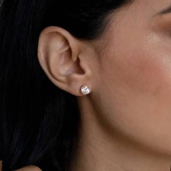 Designer Solitaire Best Quality Gold diamond studs 4