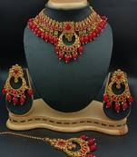 Red necklace-sets