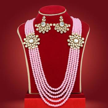 Turquoise pearl necklace-sets 1