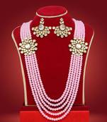 Turquoise pearl necklace-sets