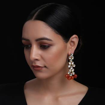 Red earrings 1