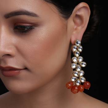 Red earrings 2