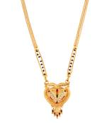 9blings Gold cubic zircon mangalsutra