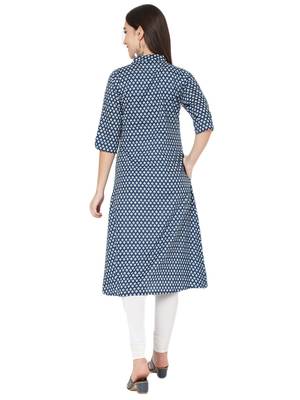 Multicolor printed cotton combo-kurtis 5